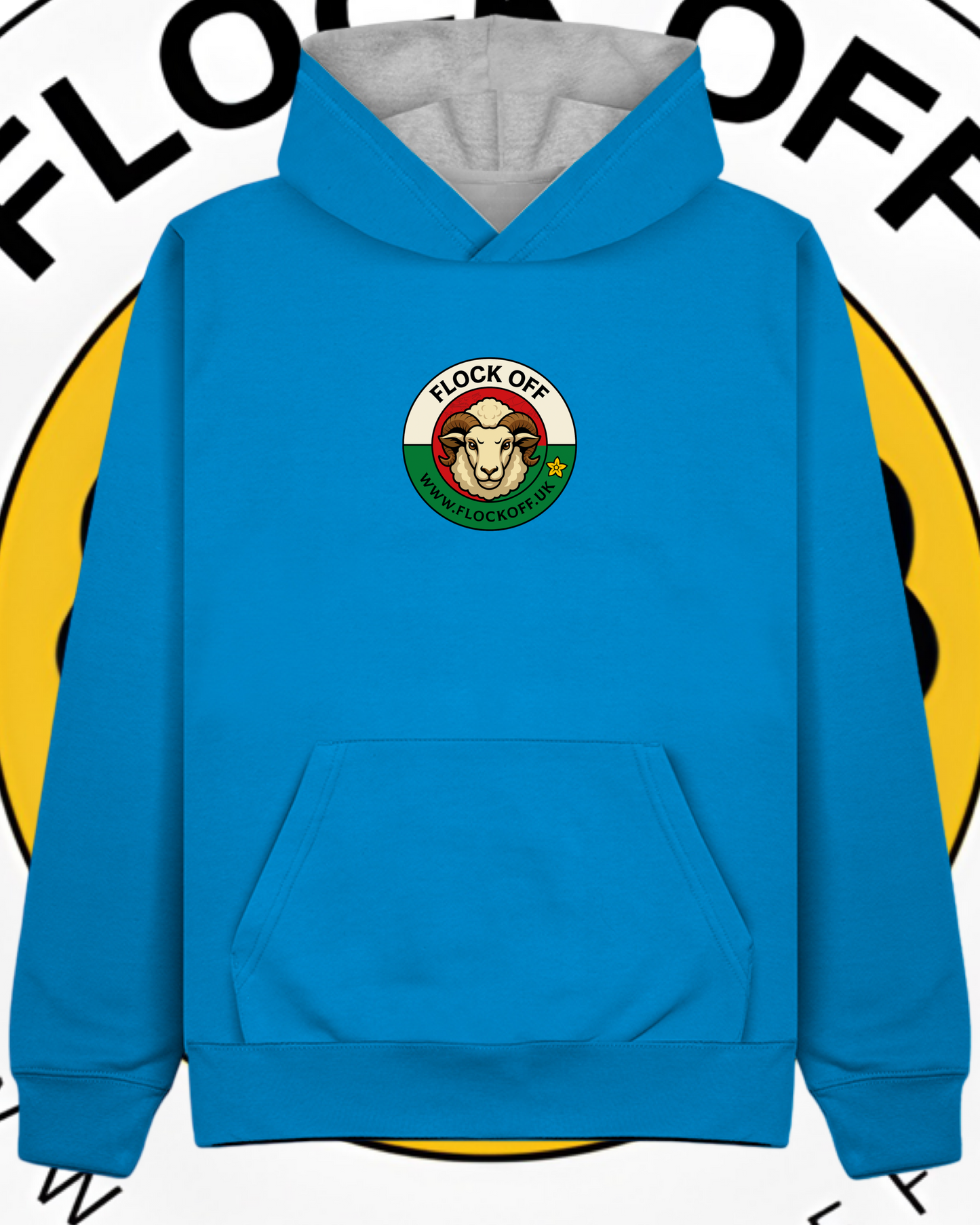 Official Flock Off Premium Hoodie W73 Welsh Style