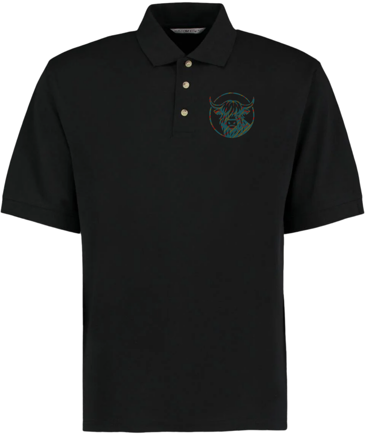 Highland Cow Polo Shirt