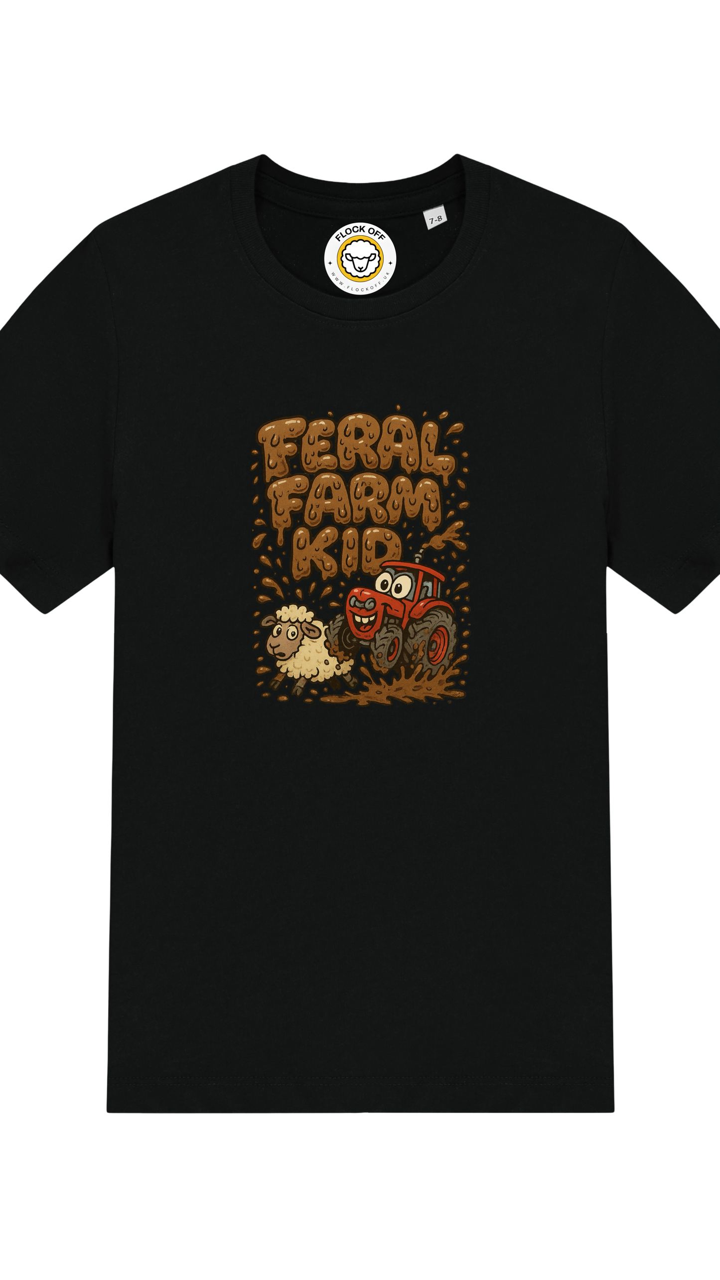 Official Flock Off Kids T-Shirt - Feral Farm Kid