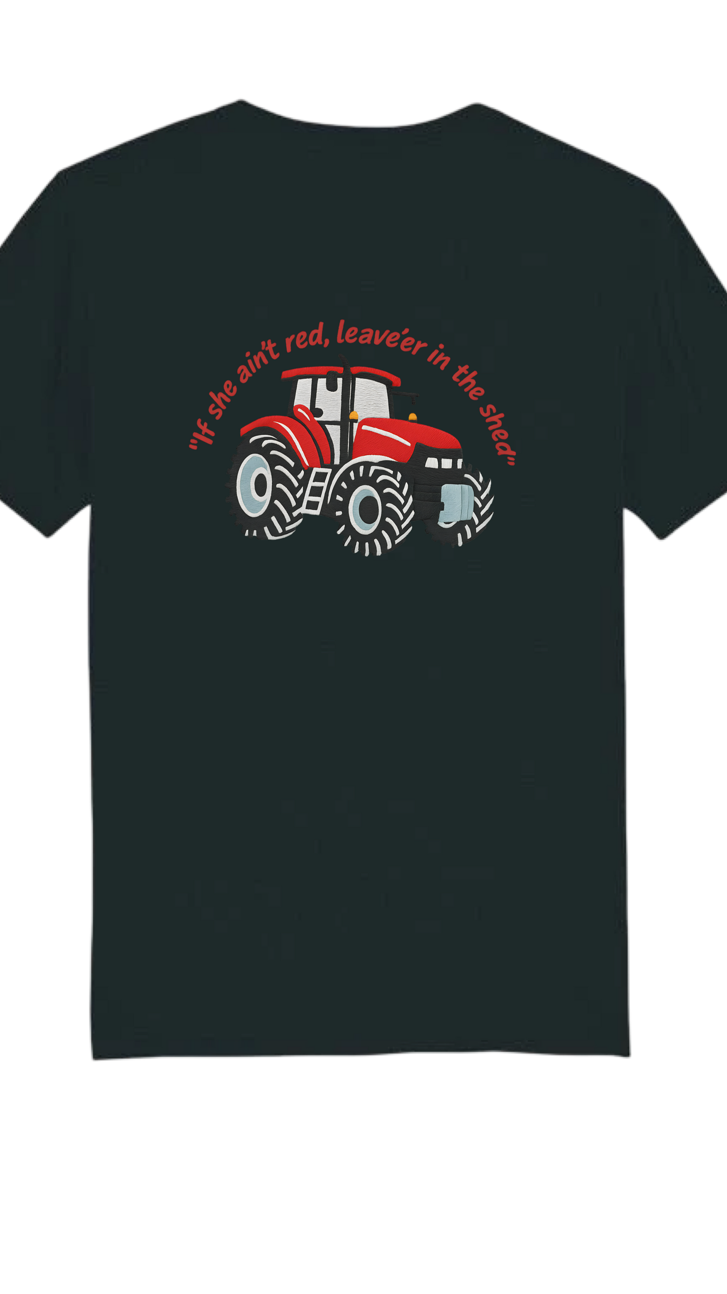 Official Flock Off T-Shirt -If She ain't red, leave'er in the shed