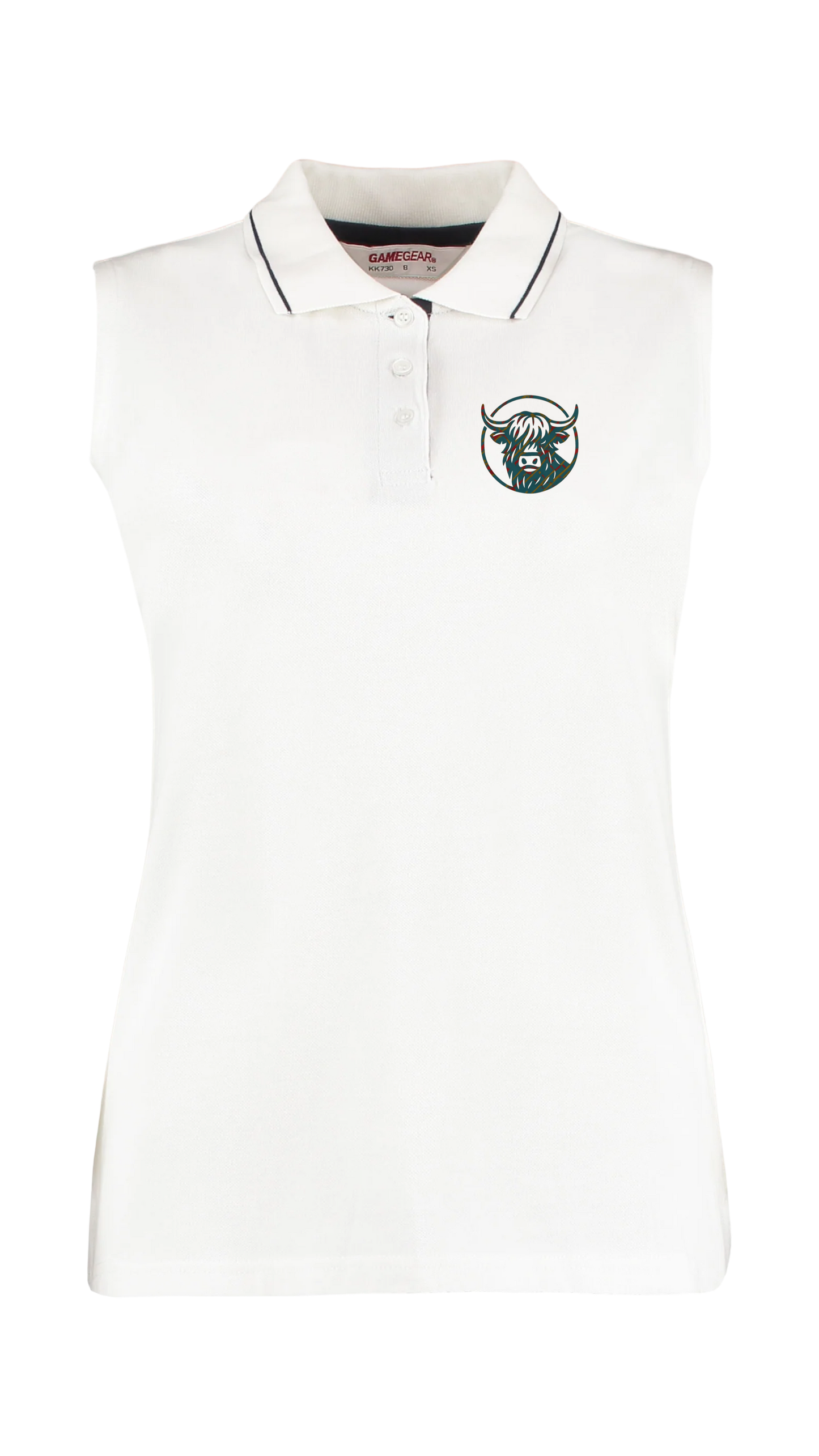 Official Flock Off Ladies Sleeveless Polo Shirt - All Designs