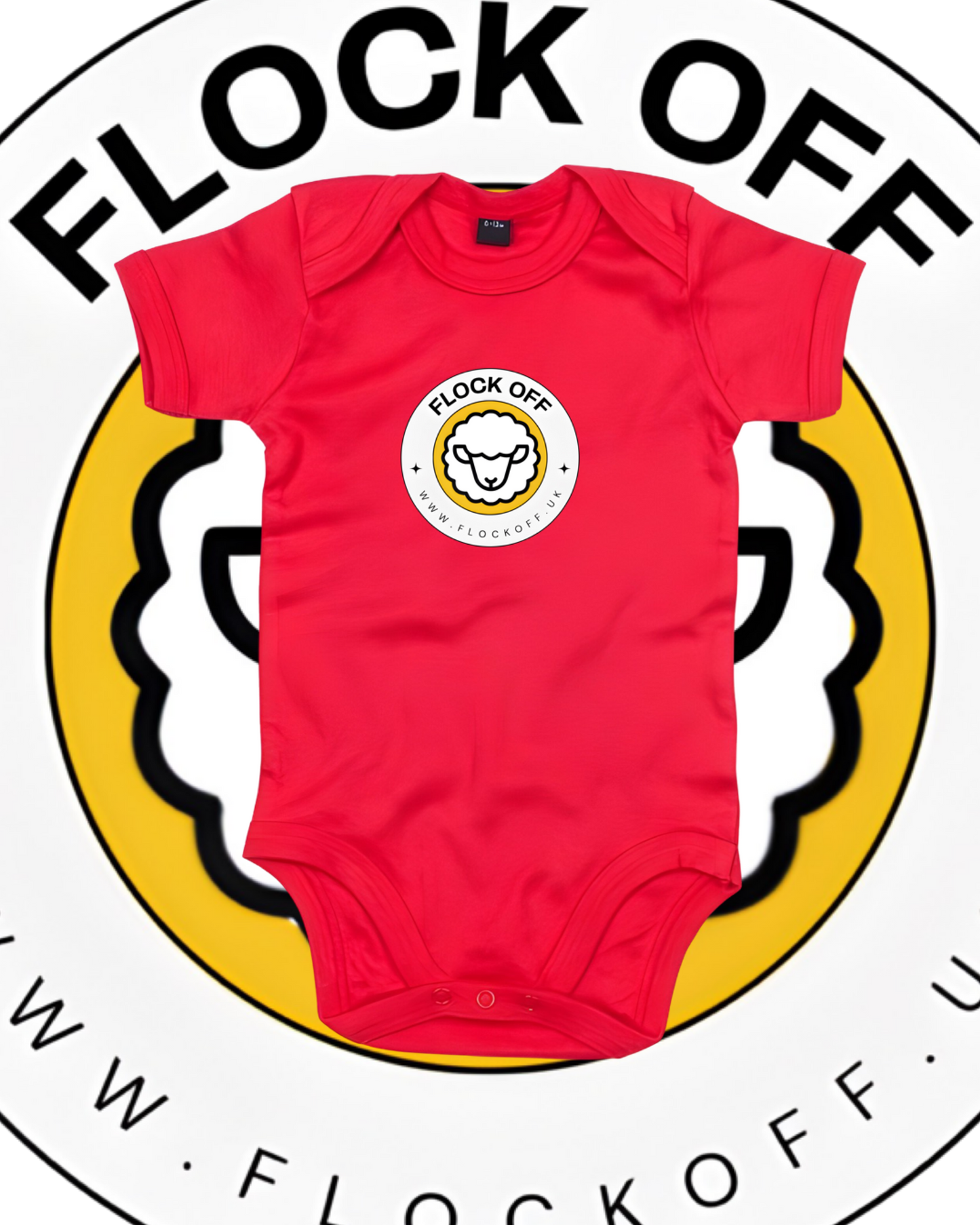 Official Flock Off Babygrow