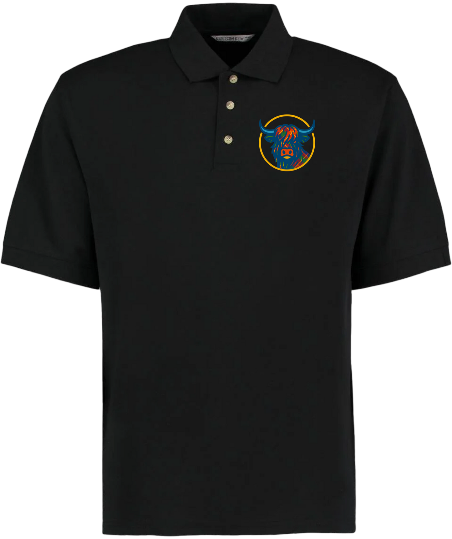 Highland Cow Polo Shirt