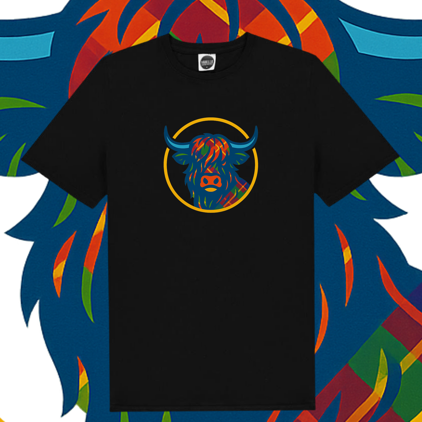 Official Flock Off T-Shirt - Highland Cow