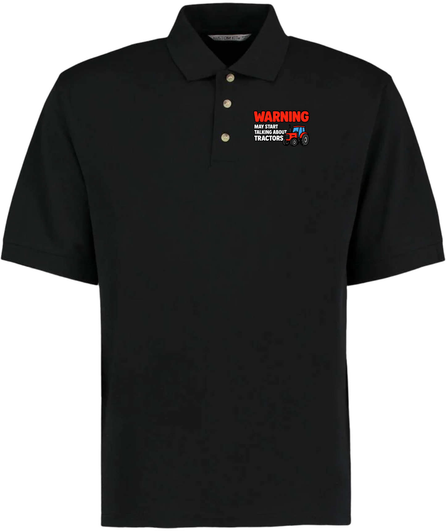 Warning May Start Talking About Tractors Polo Shirt