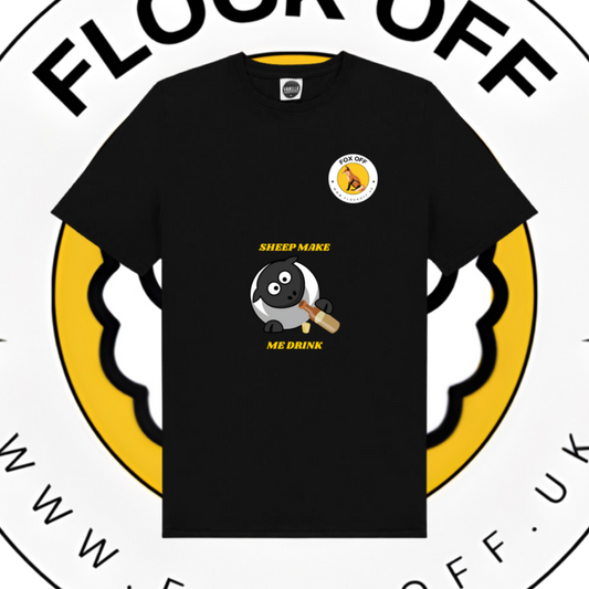 Official Fox Off T-Shirt - Sheep Make Me Drink