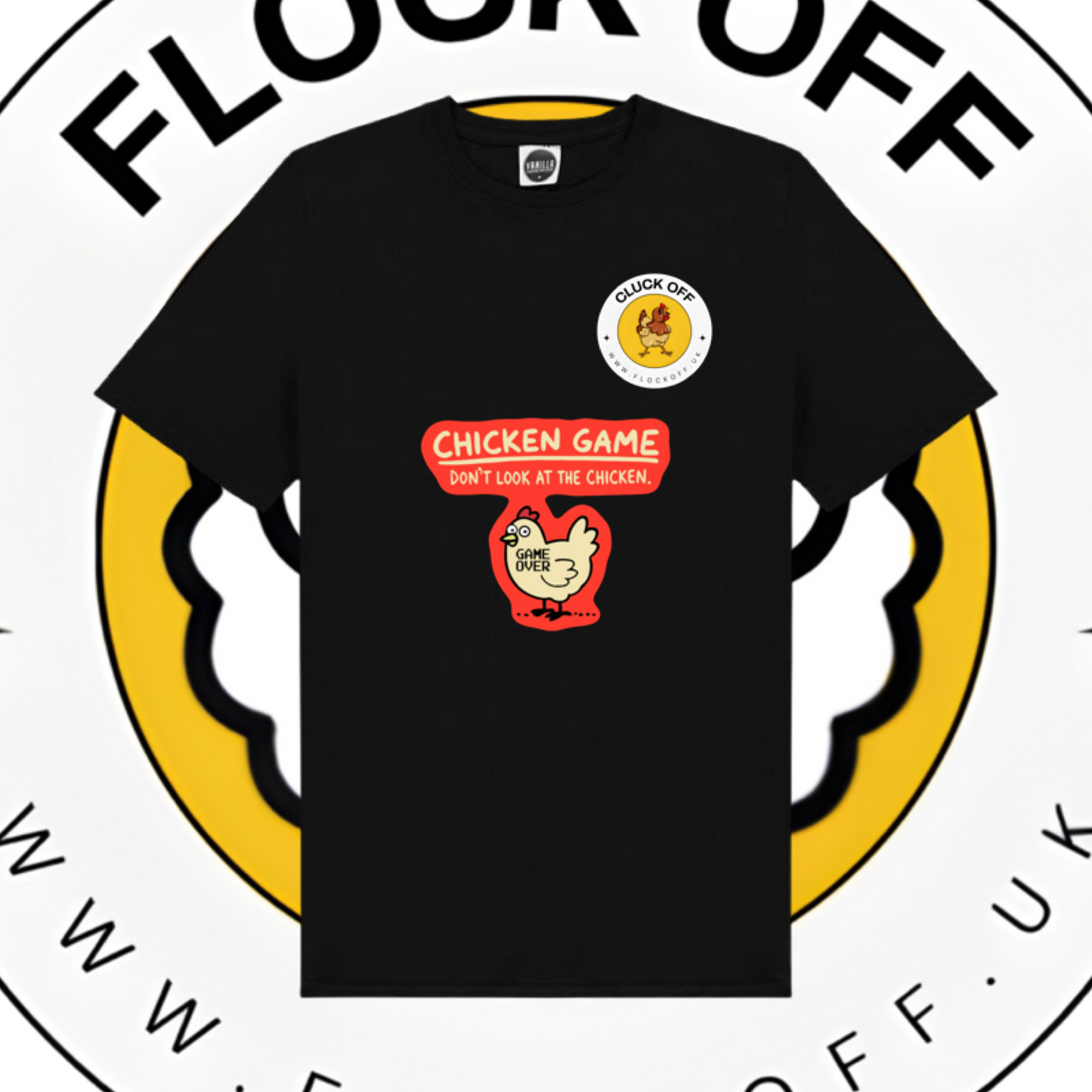 Official Cluck Off Chicken Game T-Shirt