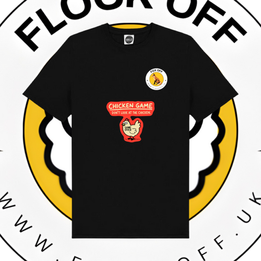 Official Fox Off Chicken Game T-Shirt