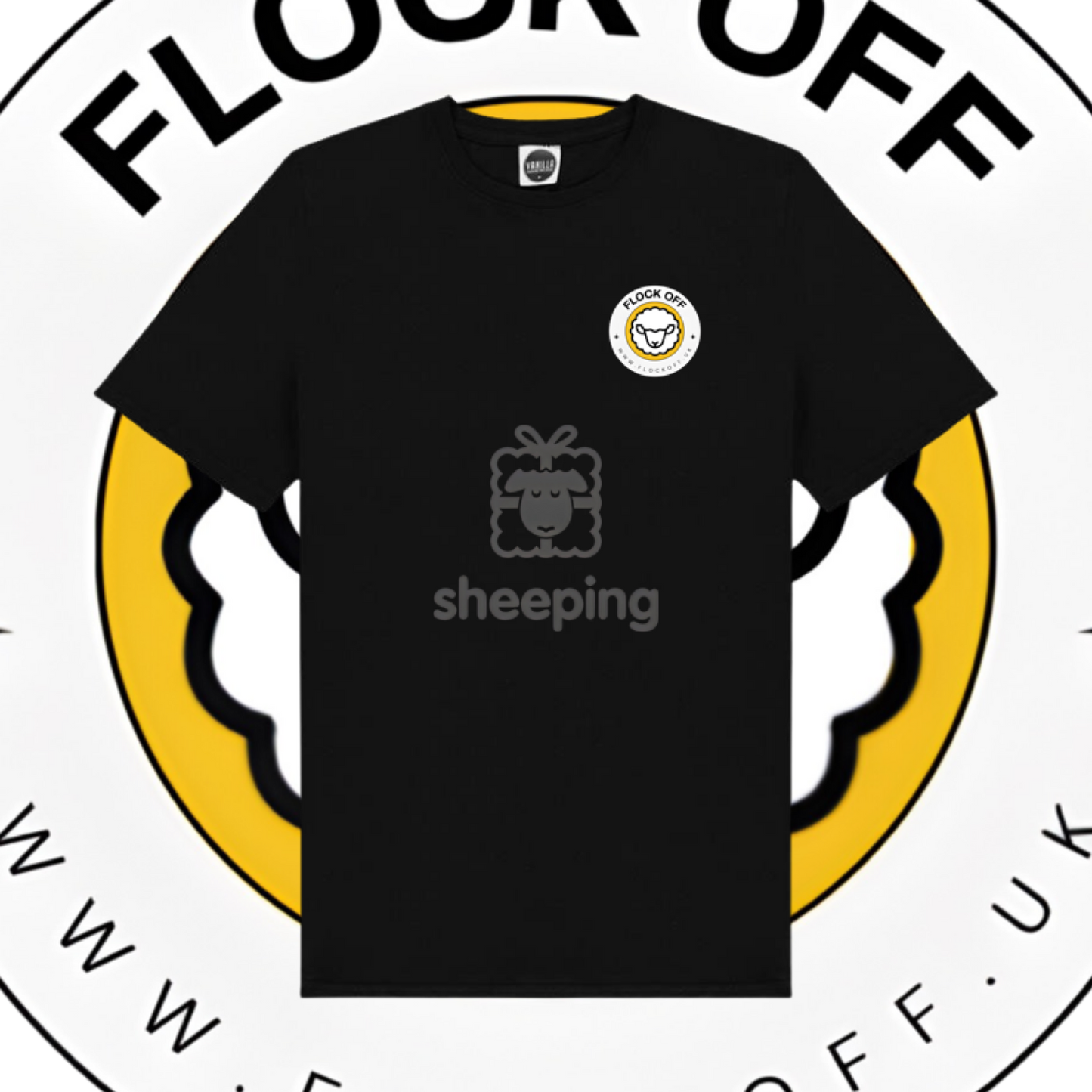 Official Flock Off Sheeping T-Shirt