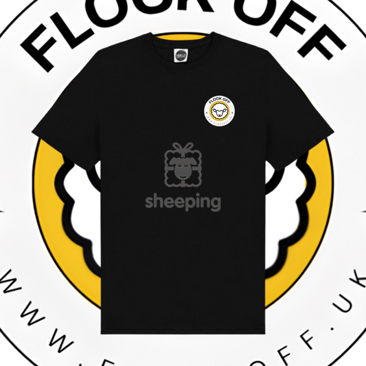 Official Flock Off Sheeping T-Shirt
