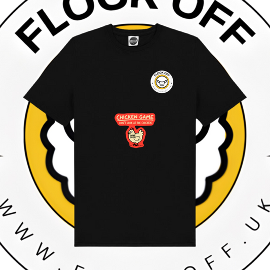 Official Flock Off Chicken Game T-Shirt