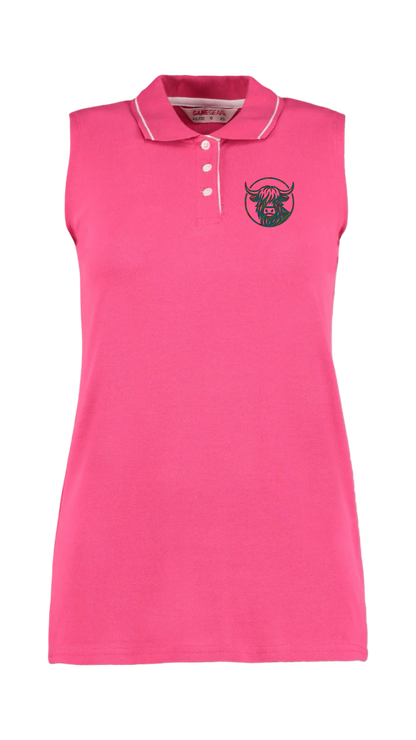 Official Flock Off Ladies Sleeveless Polo Shirt - All Designs