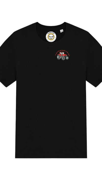 Official Flock Off T-Shirt -If She ain't red, leave'er in the shed