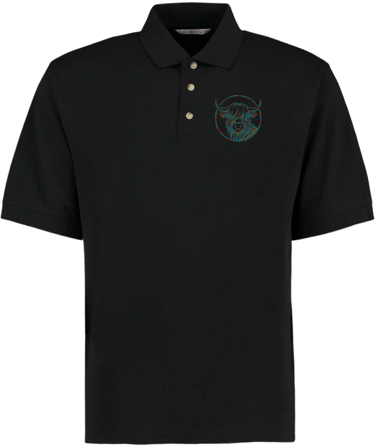Highland Cow Polo Shirt