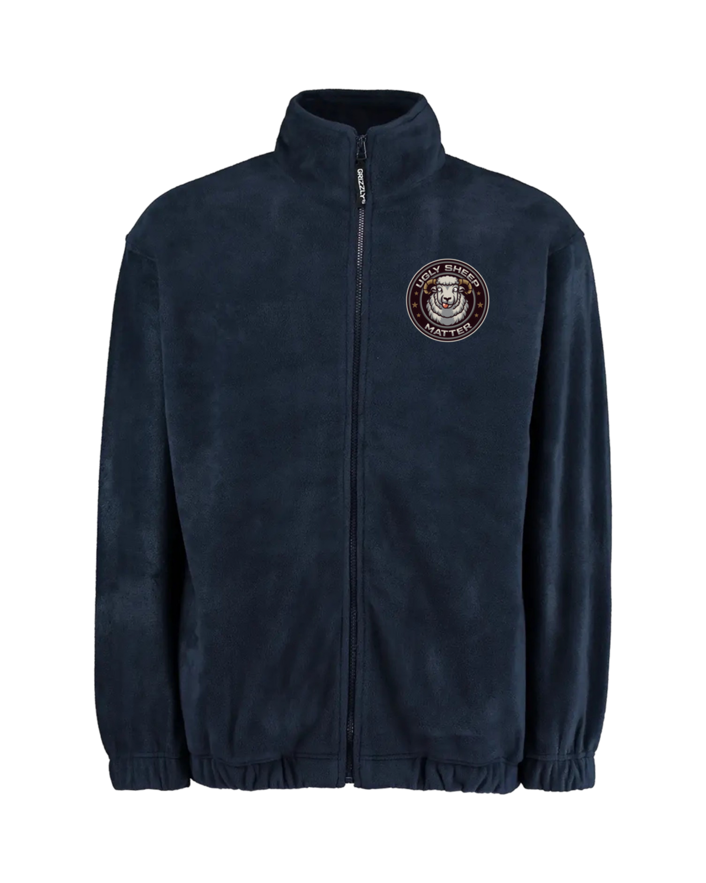 Official Ugly Sheep Matter Men's Zip Fleece