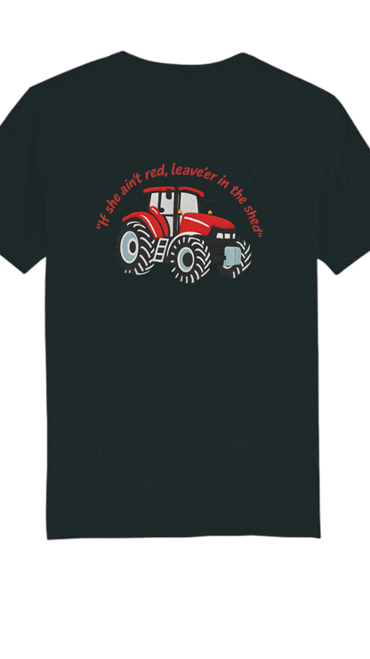Official Flock Off T-Shirt -If She ain't red, leave'er in the shed