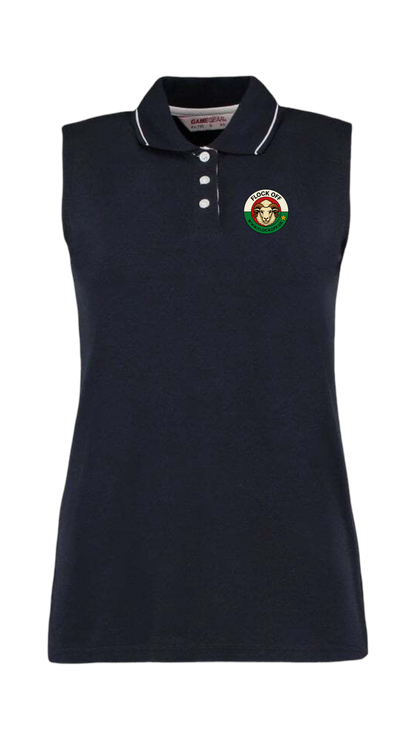 Official Flock Off Ladies Sleeveless Polo Shirt - All Designs