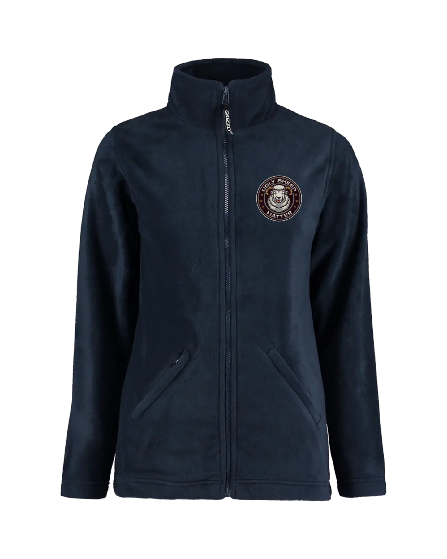 Official Ugly Sheep Matter Women's Zip Fleece