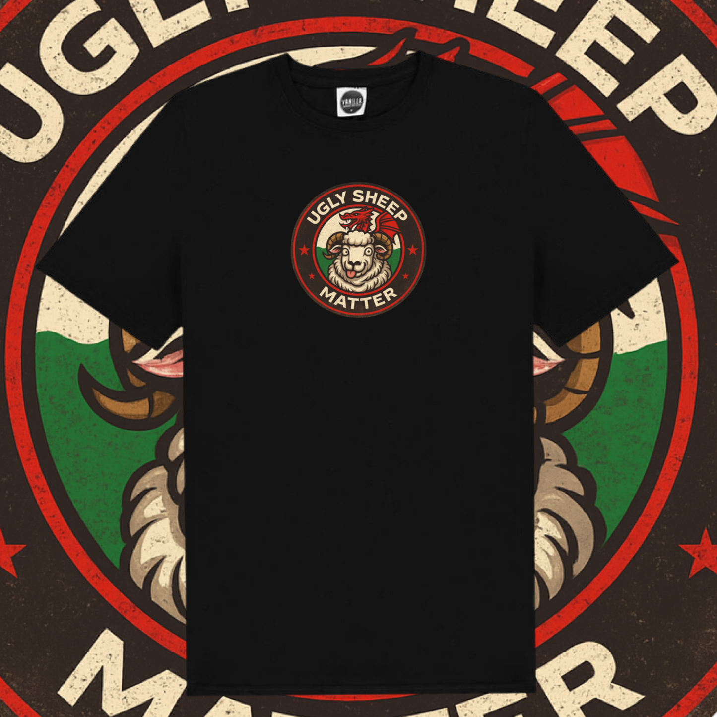Official Ugly Sheep Matter T-Shirt - Welsh Style