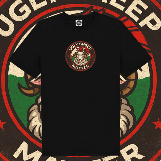 Official Ugly Sheep Matter T-Shirt - Welsh Style